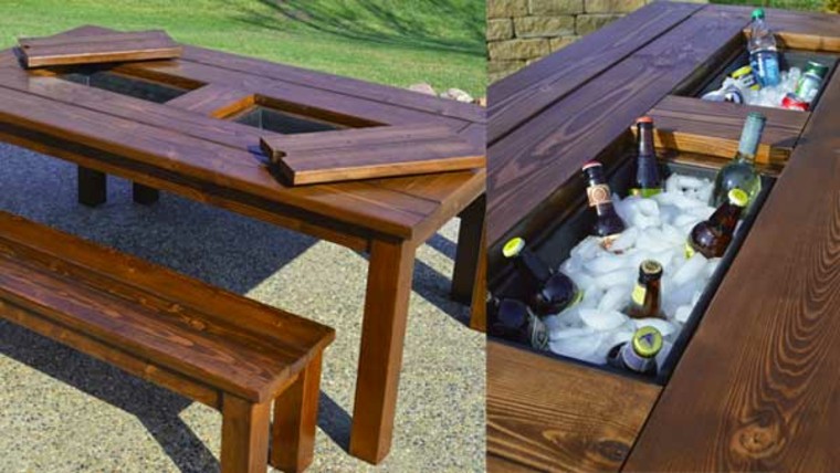 very clever DIY table