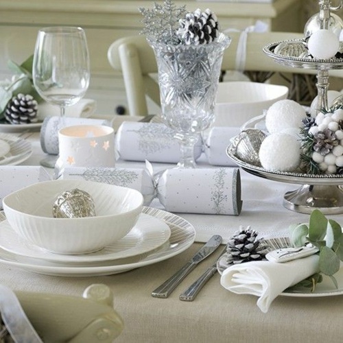 vit silver julbord