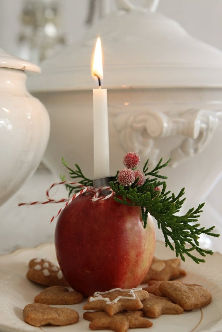 Christmas table simple center