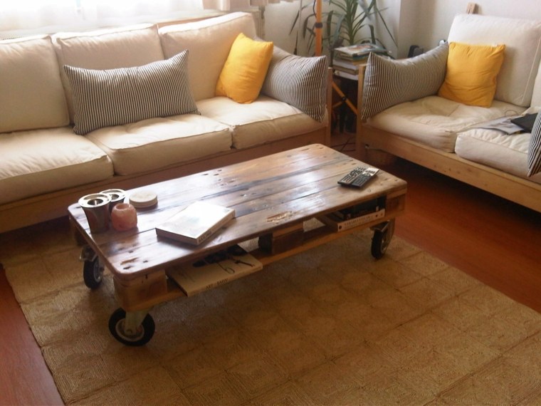 diy idea furniture wood living room sofa'angle coussins