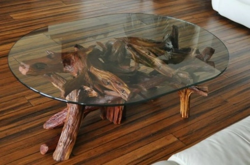 coffee table deco wood