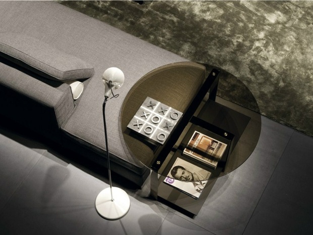 round design coffee table Minotti