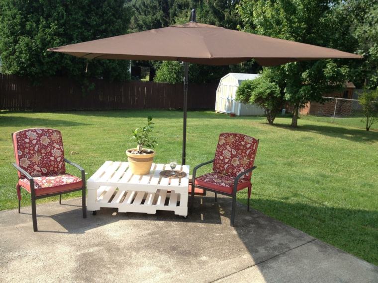 outdoor patio pallet coffee tables