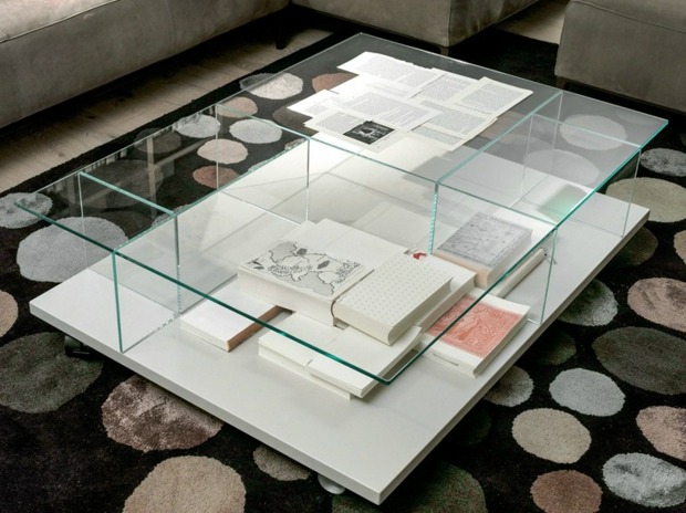 rectangular coffee table Hülsta Werke Hüls