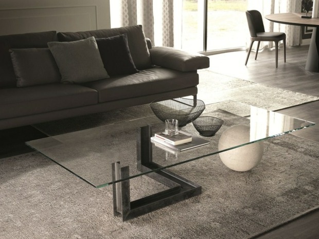 coffee table glass Cattelan Italia