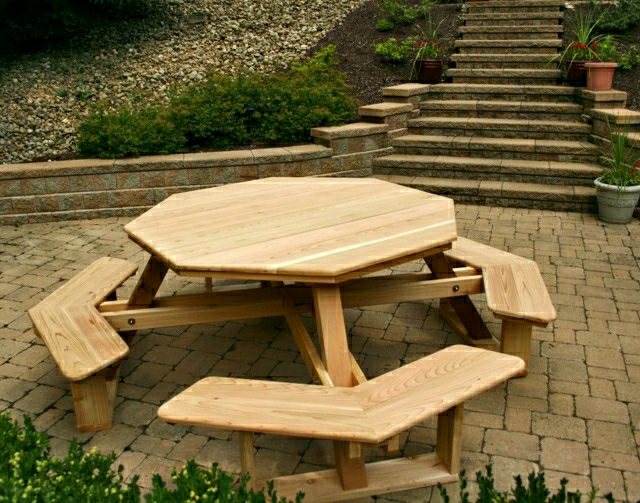 outdoor design modern wood garden bench garden table idea