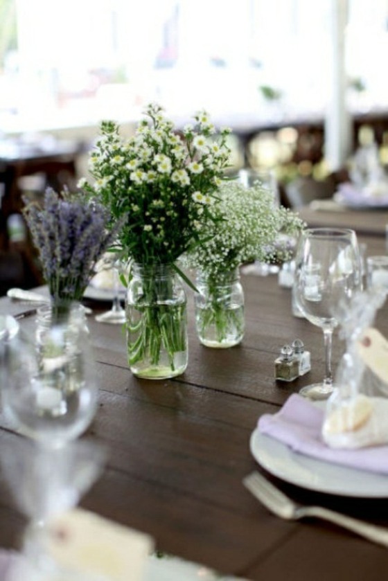 table deco daisies