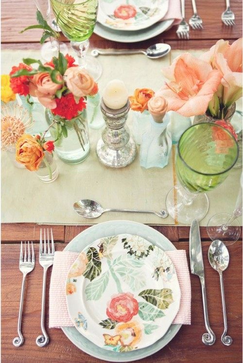 floral decoration table