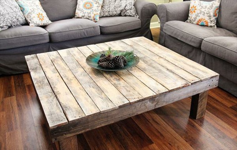 meja pallet diy idea kayu deco pusat sofa sofa ruang tamu