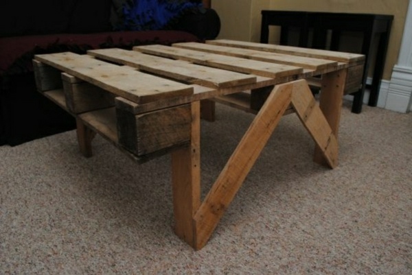 coffee table of living room cheap table in wooden pallet