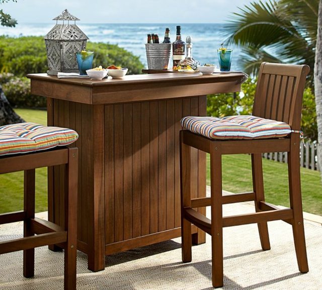 outdoor table wood deco