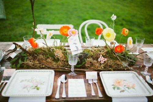 interesting wedding table