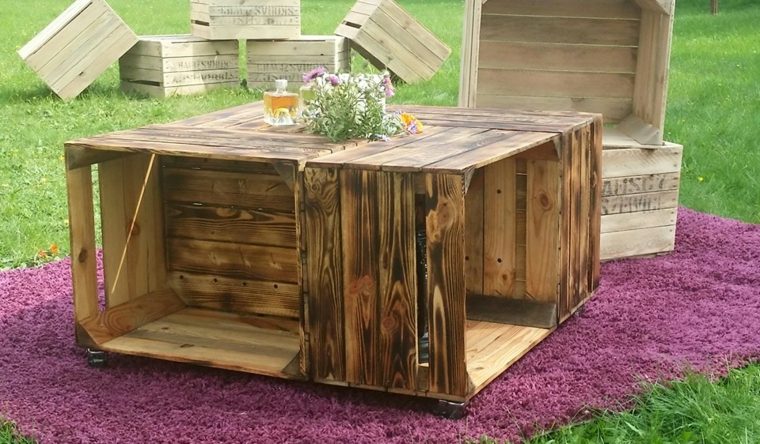 garden table pallet diy wood idea