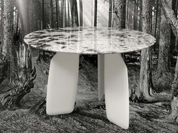 round dining table design DANTE - Goods and Bads