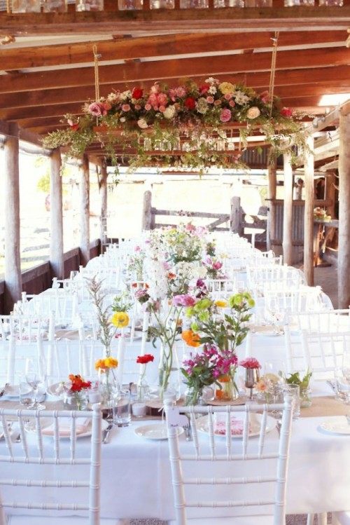 rustic wedding decoration table