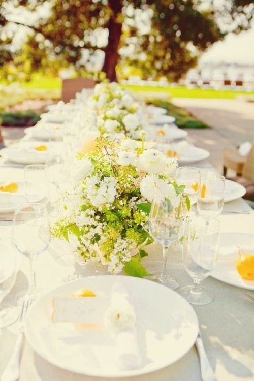 spring wedding table