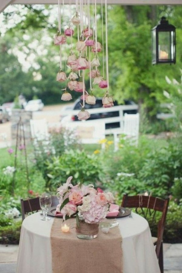 romantic wedding table