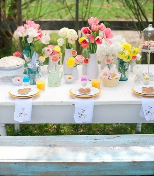 tulips wedding table