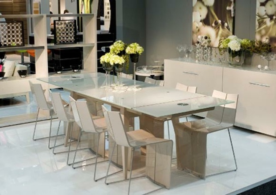 modern table ozzio design italia