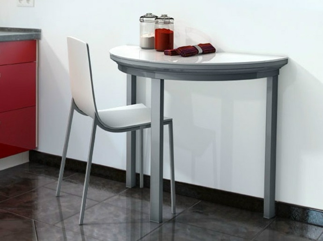 Simple nice kitchen design wall table