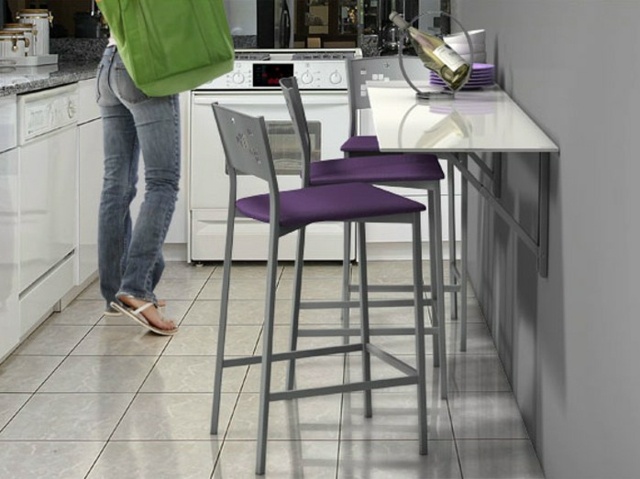 Modern design and original small space high stools table