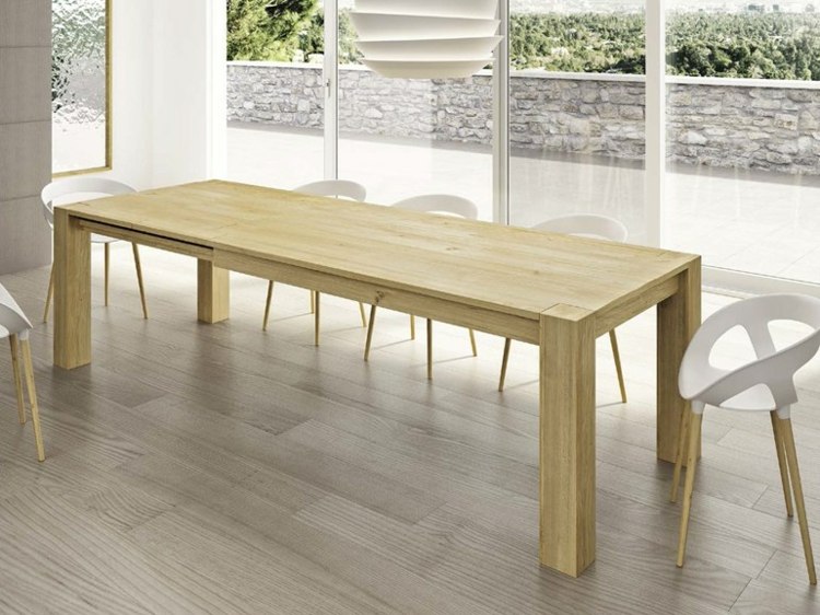 rectangular wooden table Domus Arte