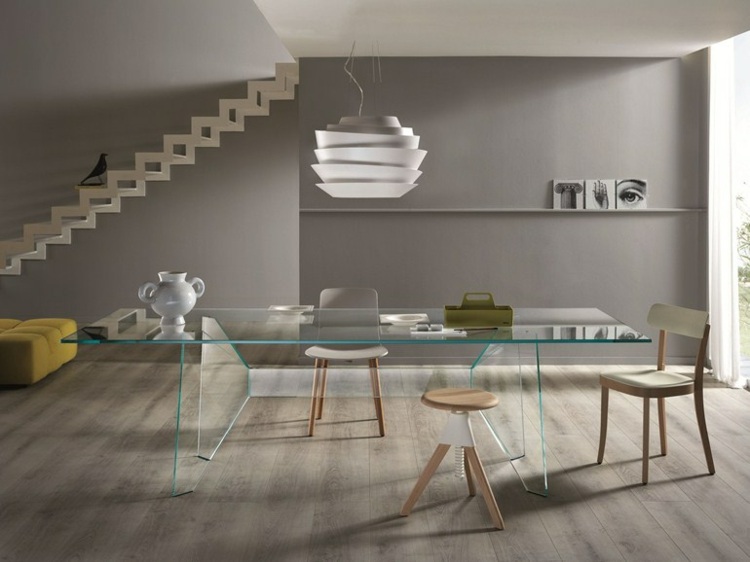 glass dining table T.D. Tonelli Design