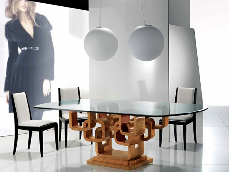 contemporary design dining room table