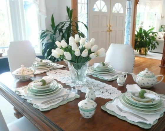 white tulip table