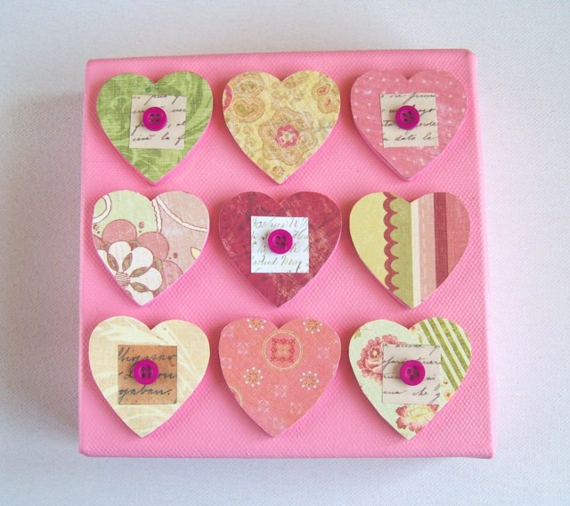 maleri St. Valentin deco