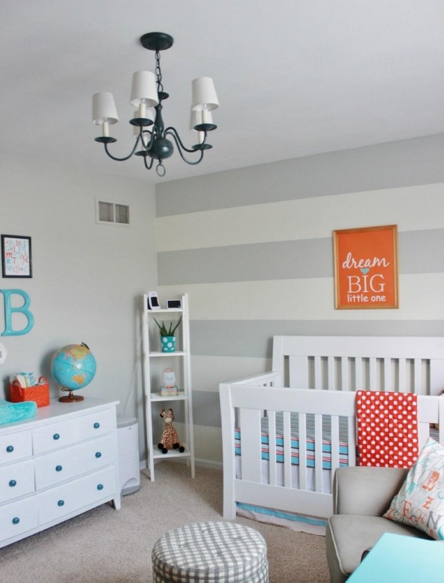 decorative baby room-wall-stripe