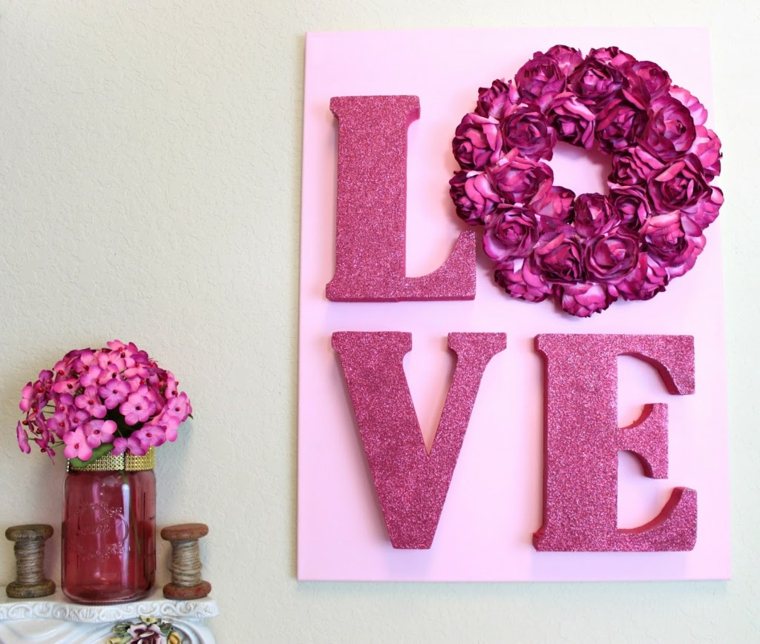 jadual st valentin idee floral deco