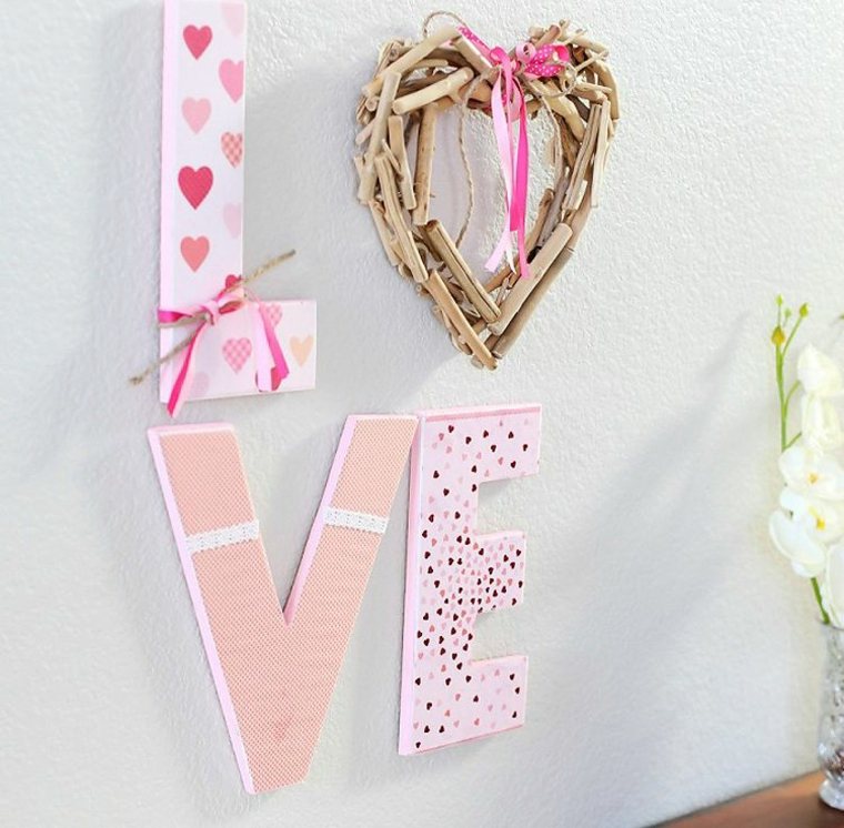 table st valentin diy deco idea wall