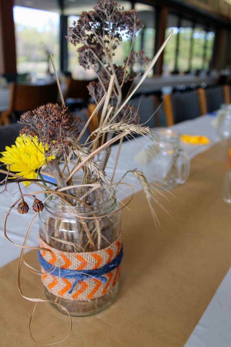 autumn table deco idea