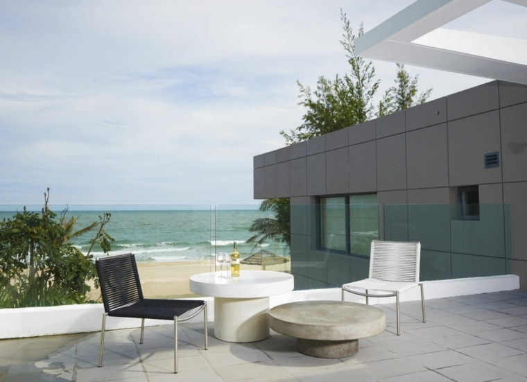 haveborde terrasse moderne udsmykning