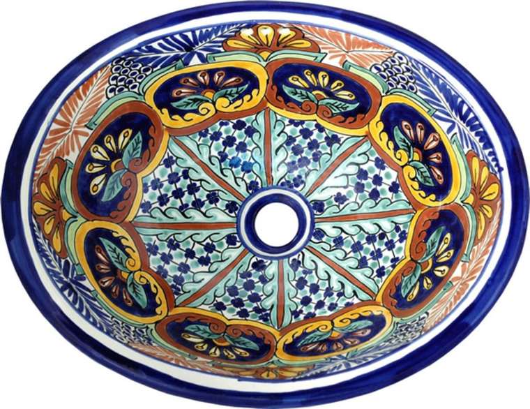 talavera keramik mexikanska art deco