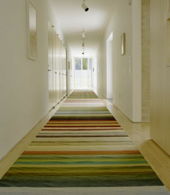 modern design hallway carpet