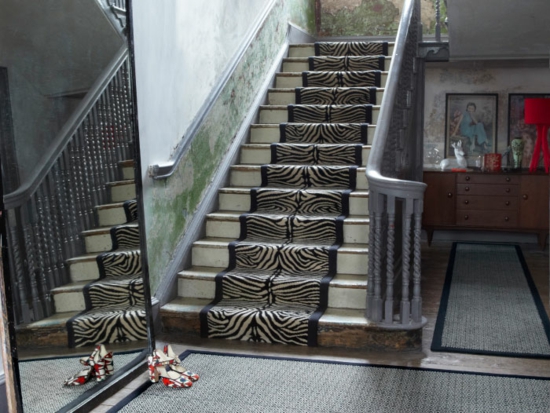 modern design corridor carpet