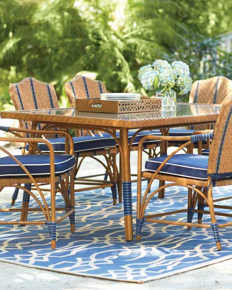 modern blue white outdoor carpet