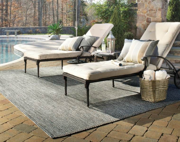 outdoor carpet modern gray design