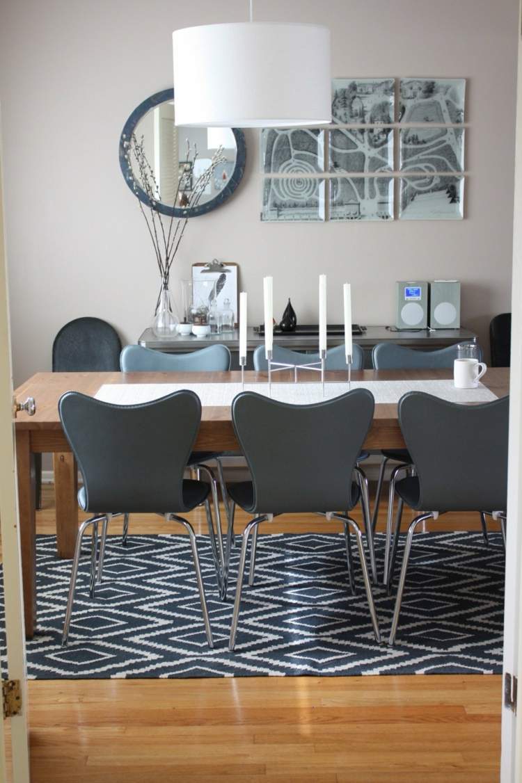 patterned dining room carpets