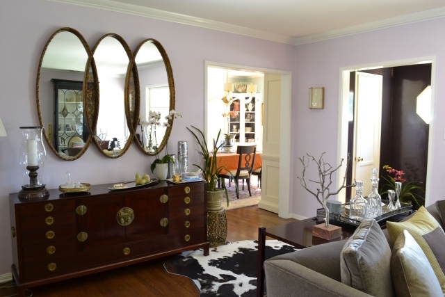 carpet-hide-cow-black-white-elegant-dresser-wood-mirrors-shape-oval-living room rug cowhide