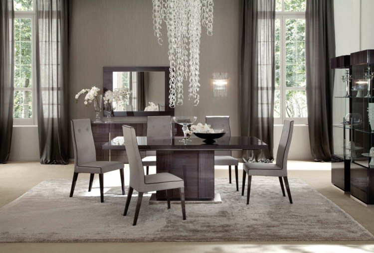 modern dining room rug