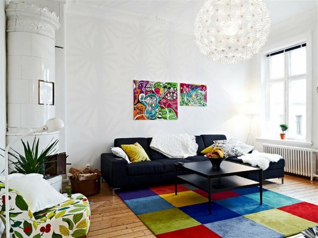 living room carpet multicolor design