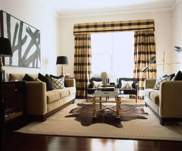 contemporary living room sisal rug Diane Bergeron