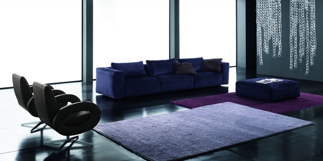 carpet-purple sofa Ottoman-blue sofa chairs leather-black