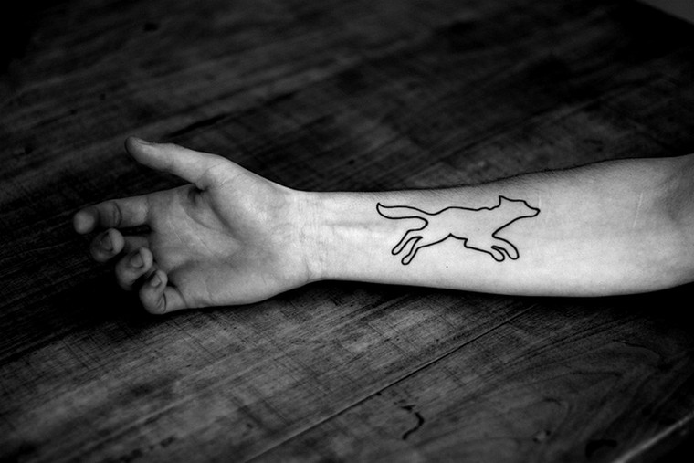 tattoo wolf tattoo forearm man woman idea