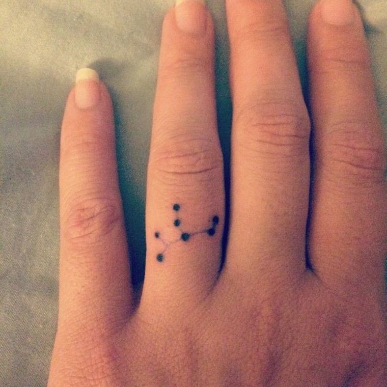 tattoo finger-constellation original