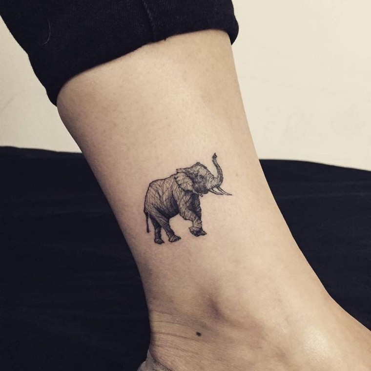 tattoo anklet tattoo elephant idea
