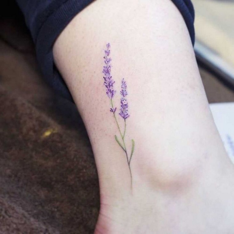 tattoo-flower-lavender-arm tattoo